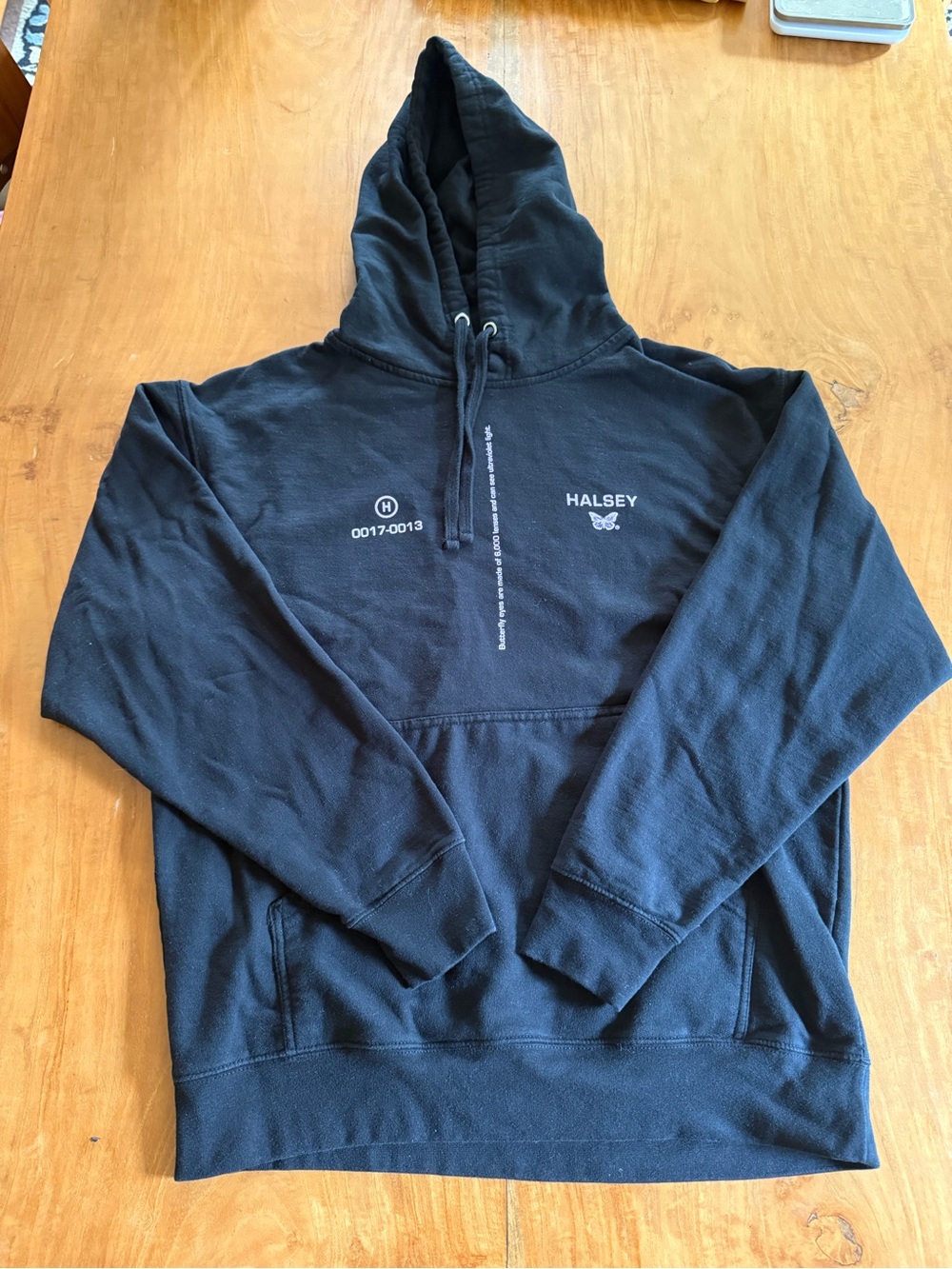 Halsey Concert Merch Black Pullover Hoodie with Logo